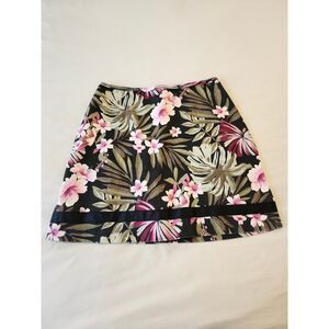 Floral Skirt size 4 Hawaiian Mini JN Apparel